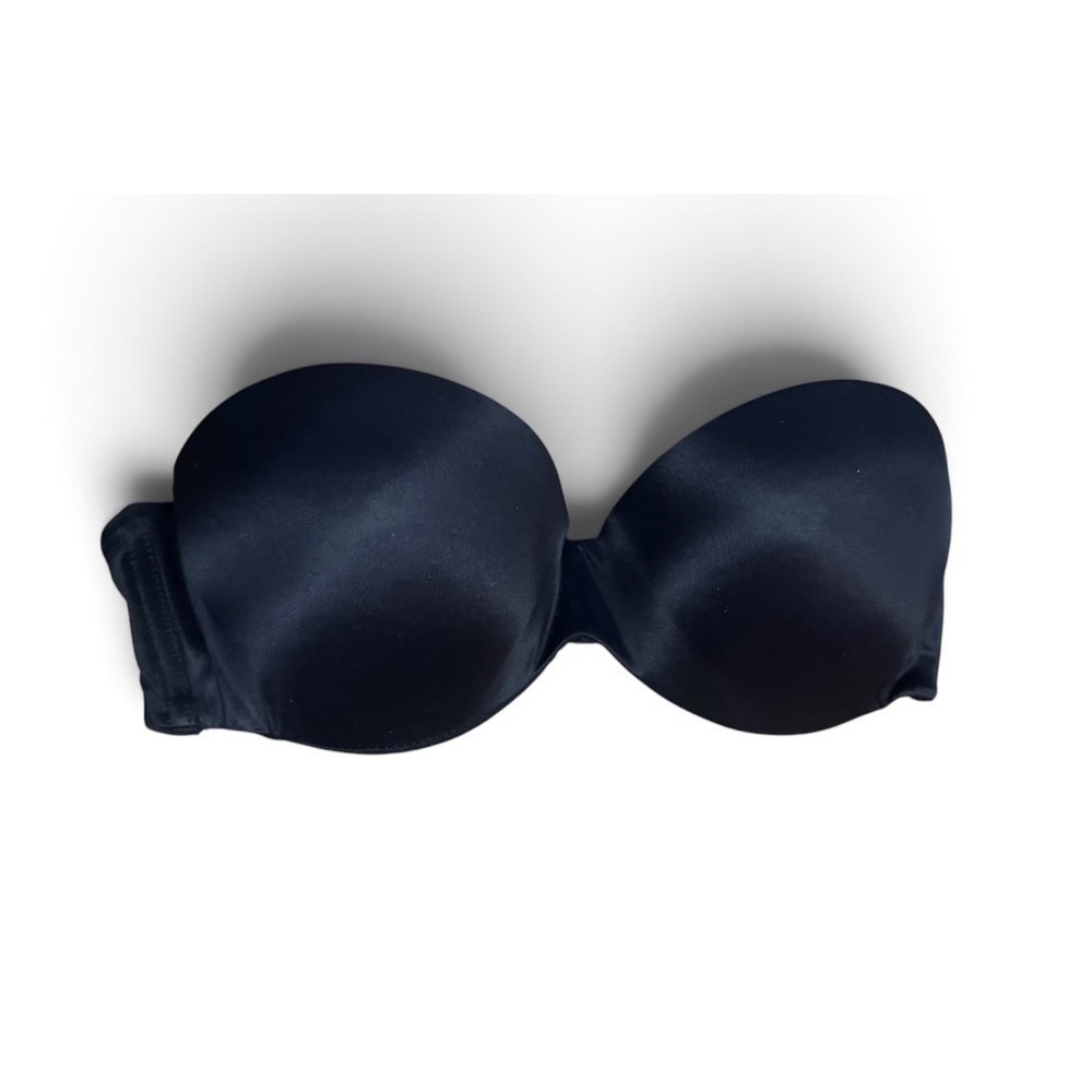 Ambrielle Strapless Bra Women 36C Black Excellent Padded Underwire‎ Seamless